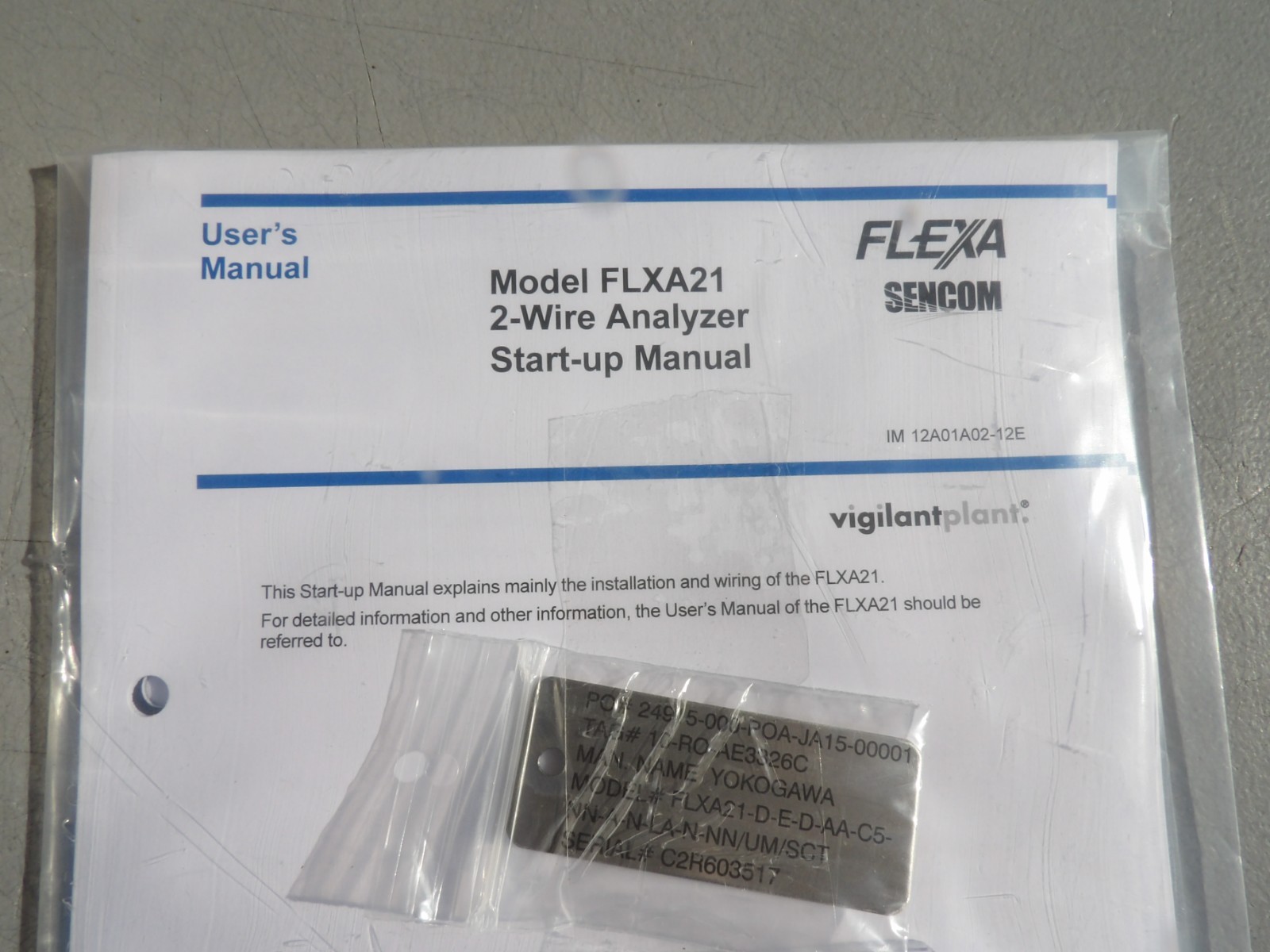 NEW Yokogawa 2-Wire Analyzer FLXA21