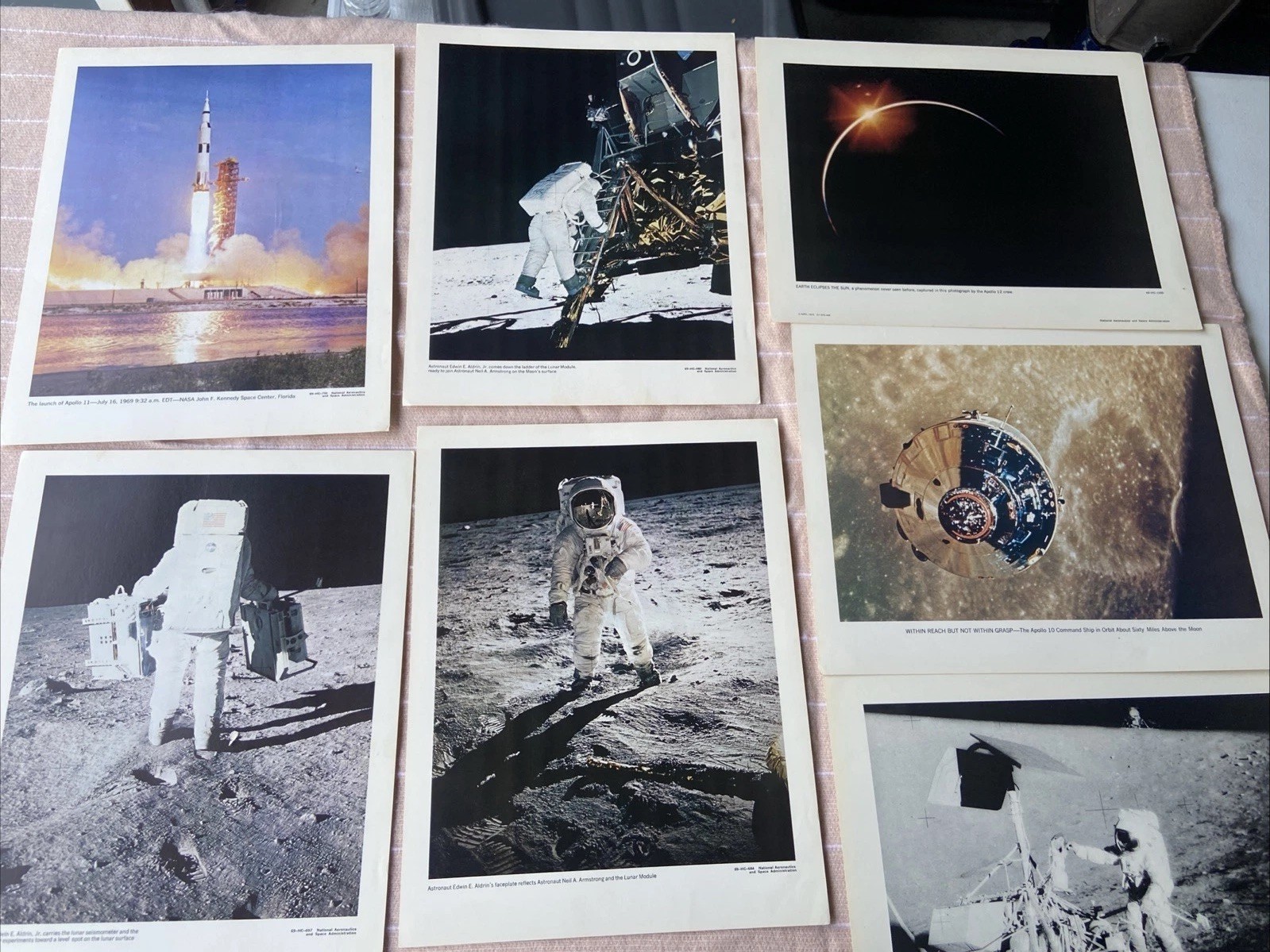 Lot Of 33 NASA Original Photos Numbered By NASA Rare 14x11 Extremely Rare