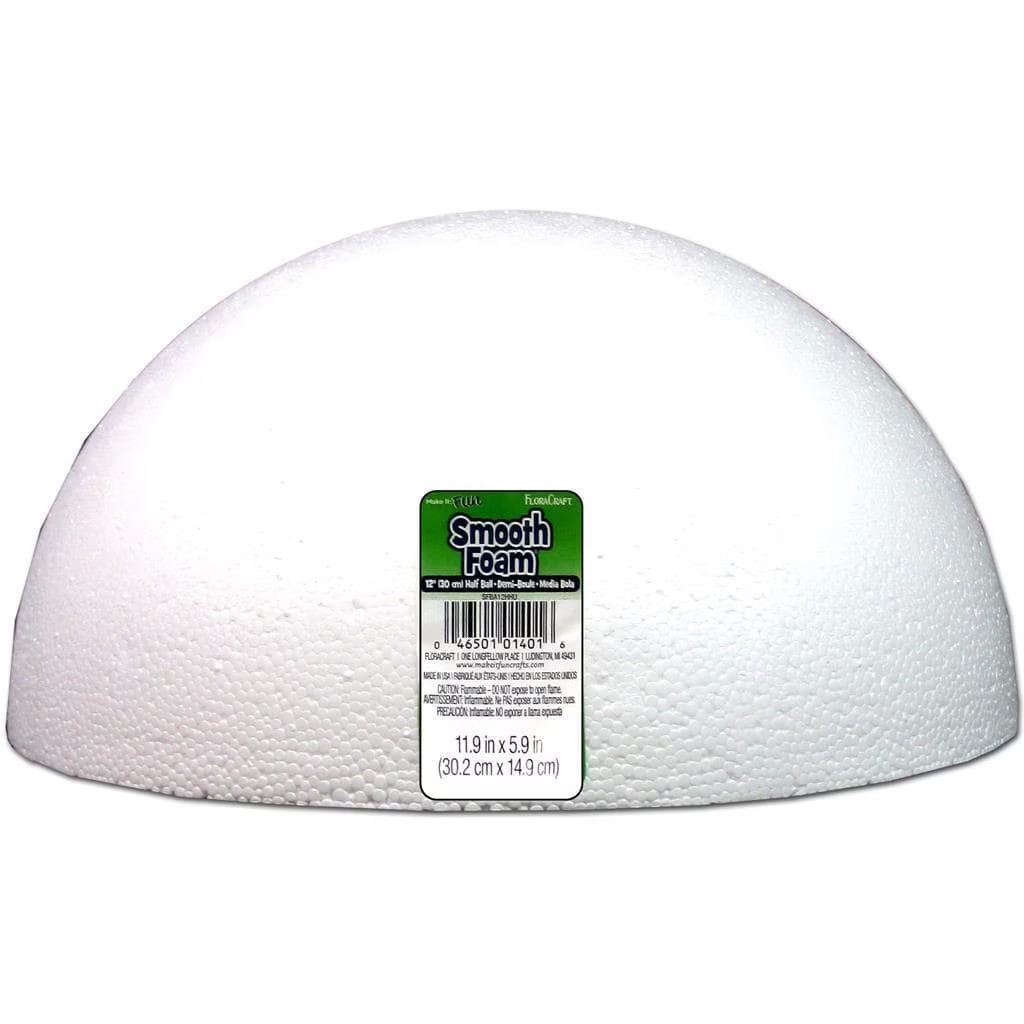 Hollow Foam Half Ball