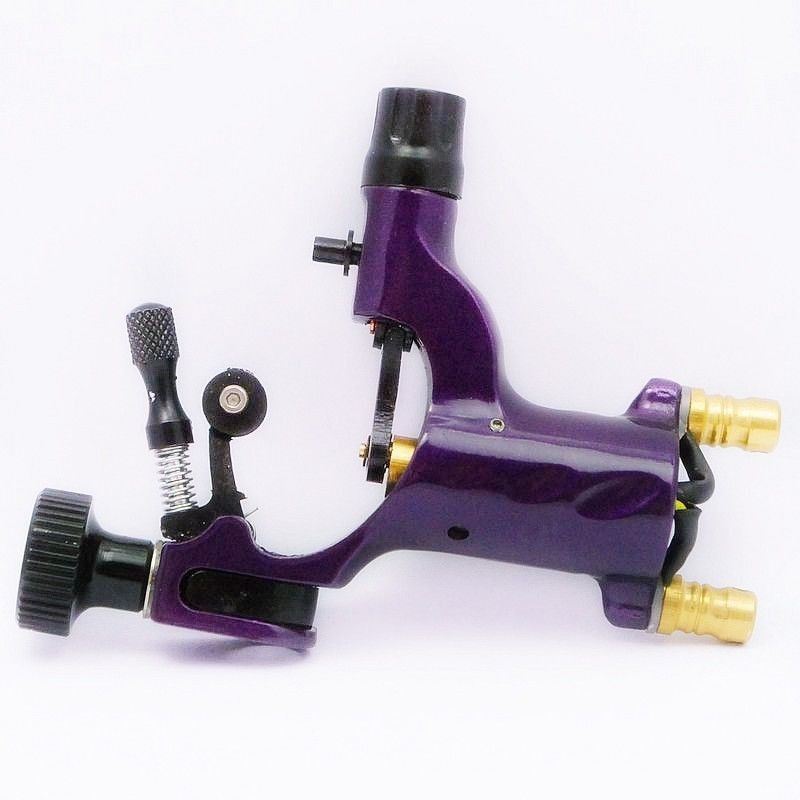 1PC US Purple Silent Rotary Motor Tattoo Dragonfly Machine Gun for Liner Shader
