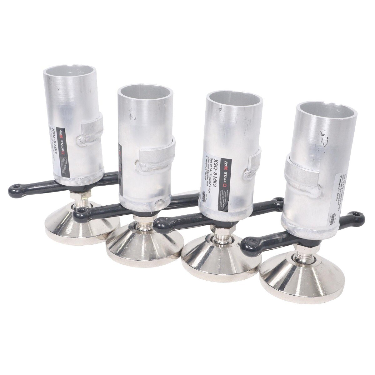 ProX XSQ-8-MK2 StageQ 8" Leg for XSQ Staging 2" Tubing (Pack of 4) idjnow