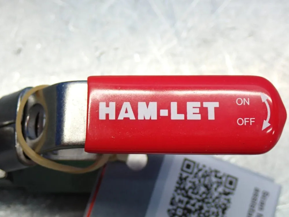 HAM-LET H-710-55-G-1/2-T-LD COMPRESSION LOCKING HANDLE BALL VALVE UNIT, 2PCS