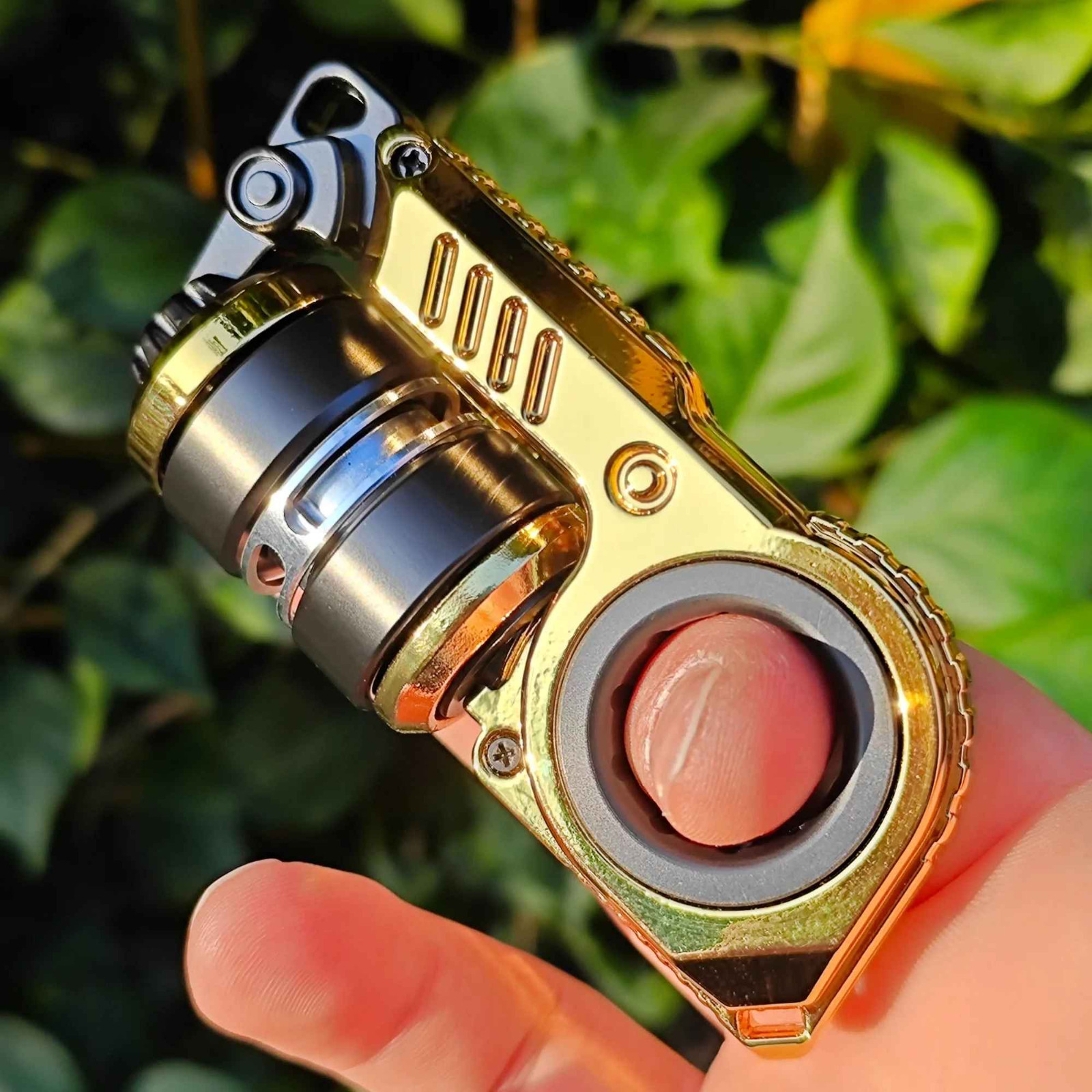EDC Magnetic Fidget Slider Metal Ratchet Click Spinner Stress Relief Toy Gift