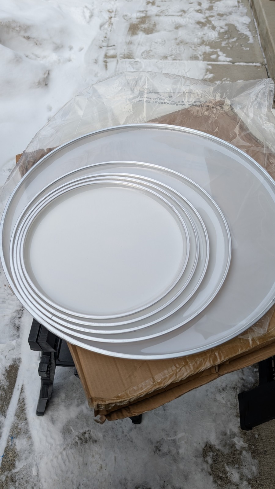 Drum Heads (22", 16", 14", 13", 12") White
