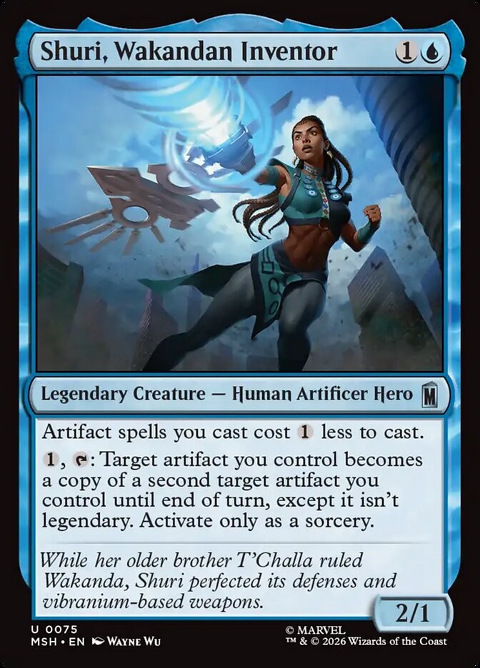 MTG Marvel Super Heroes U Shuri, Wakandan Inventor #0075
