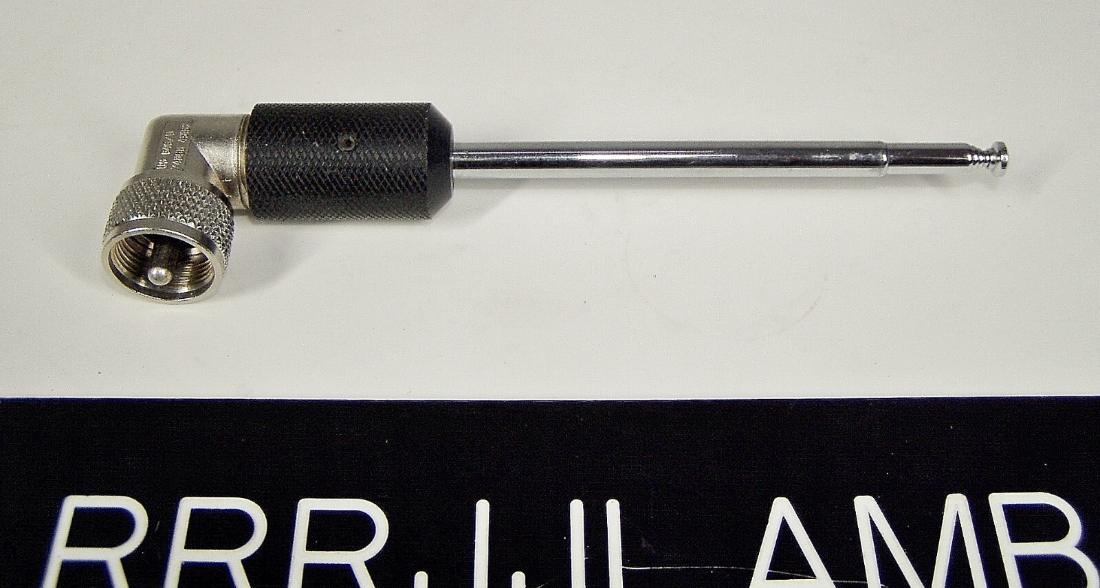Amphenol UG646/U 90 Degree UHF PLUG to UHF JACK w/ 5" to 20" Telescoping Antenna