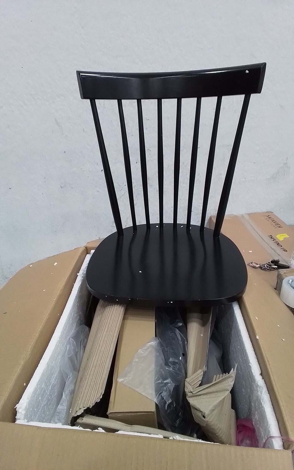 Safavieh PARKER SPINDEL SIDE CHAIR, Reduced Price 2172734122 AMH8500B