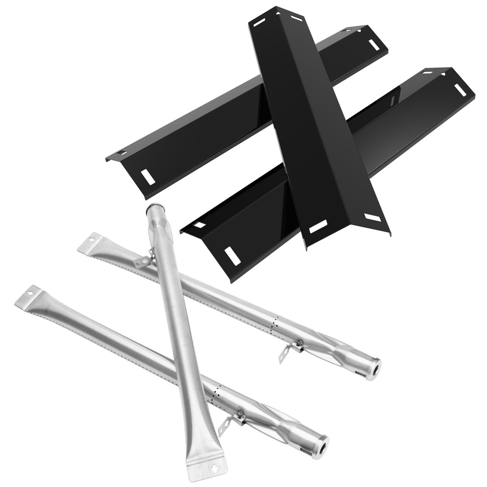 BQMAX Heat Plate & Burner for Pit Boss Pro Series 1100 Wood Pellet & Gas Comb...