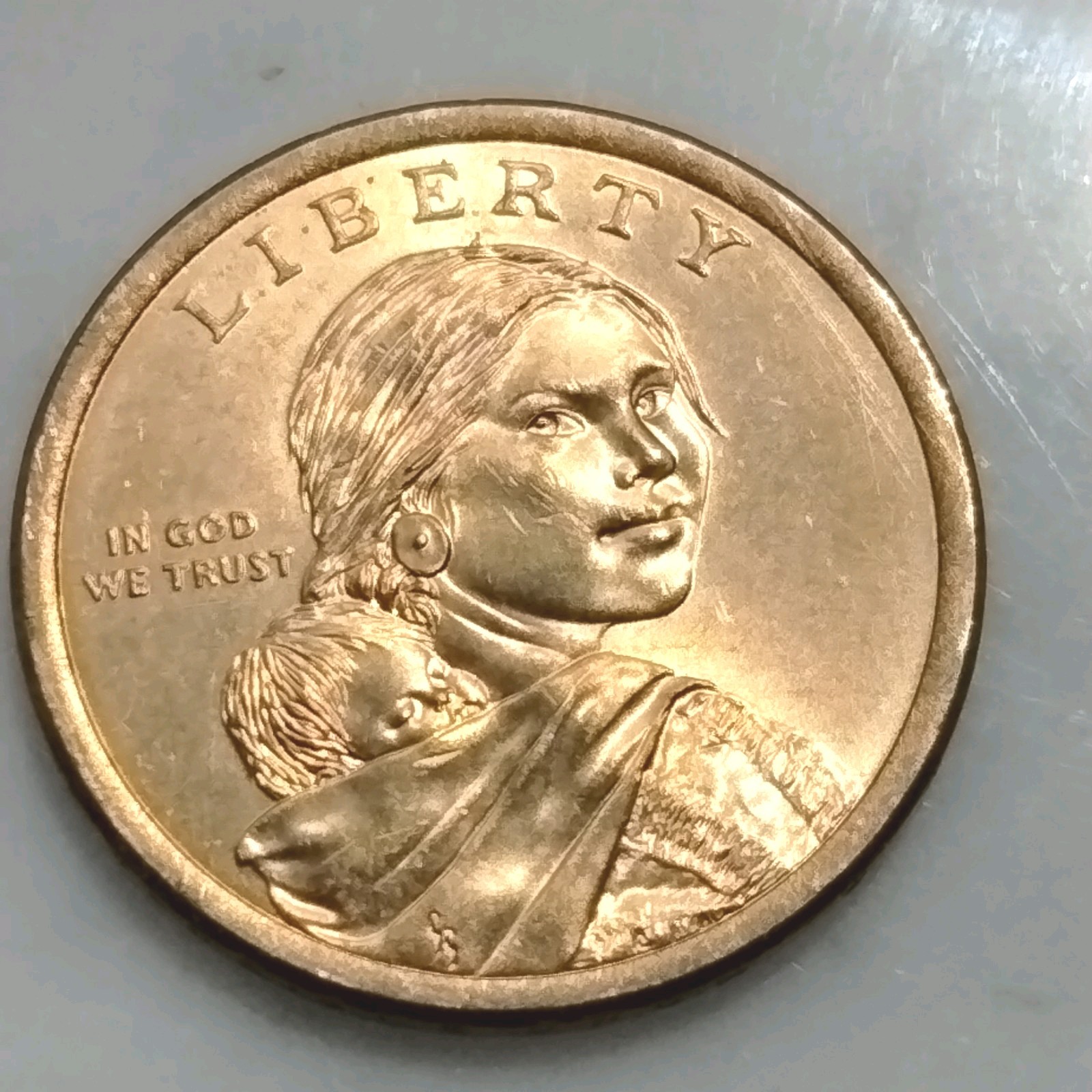 2015 P Sacagawea One Dollar Mohawk Ironworkers Coin