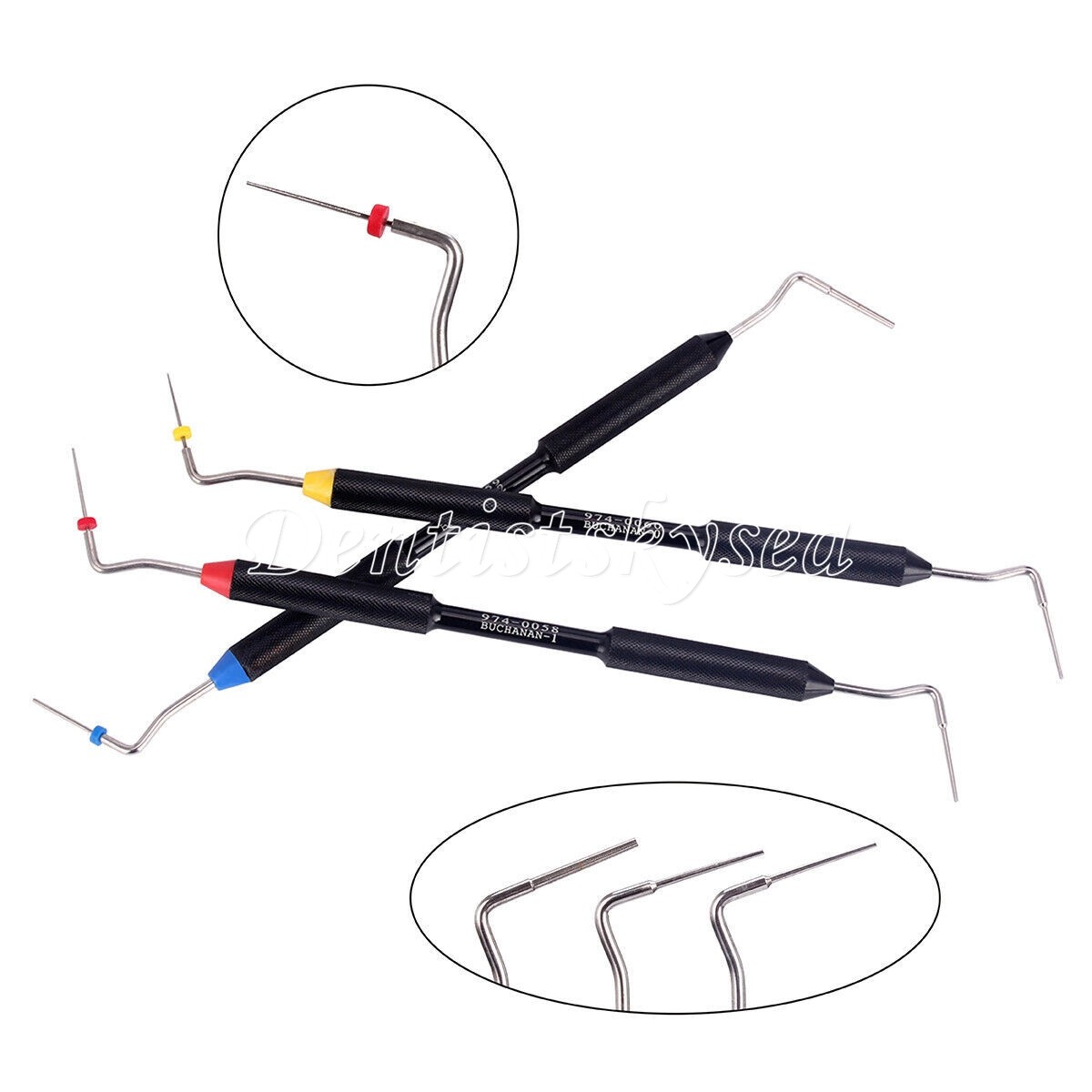 Sybronendo Dental Endo Buchanan Hand Plugger Niti Tip Fill Obturation-0,1,2,3 US
