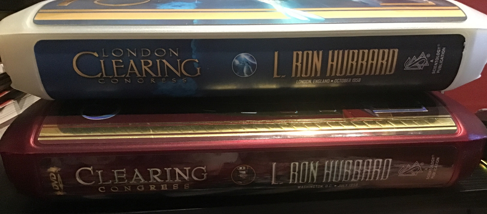 Lot Of 2 L. Ron Hubbard Clearing Congress &  London Lectures CD Set
