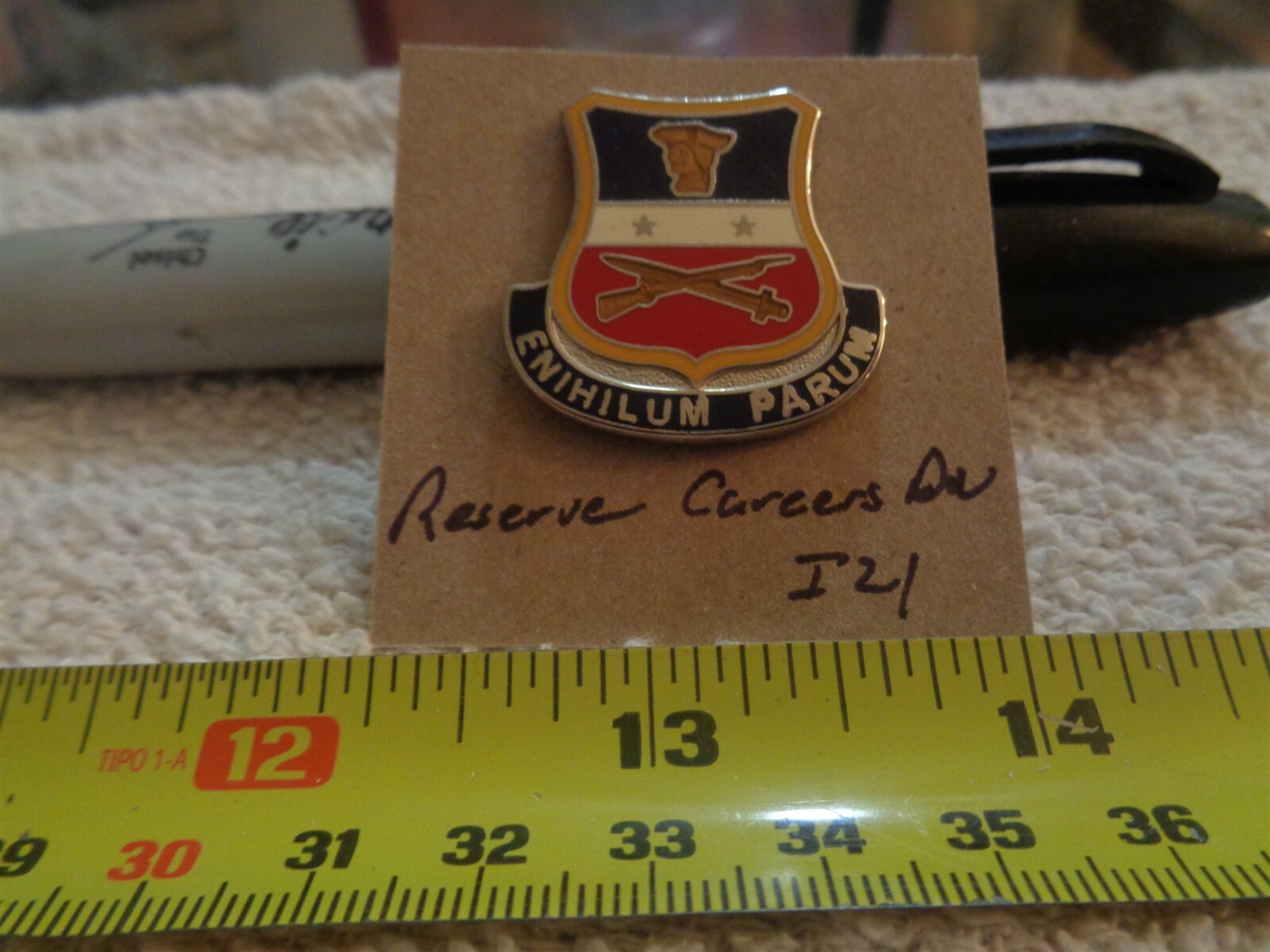 Reserve Careers Division I21 Unit Crest, DI, DUI (DRAW#AJ)