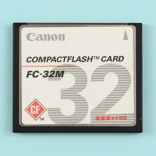 Canon Vintage 32MB Compact Flash CF Memory Card FC-32M