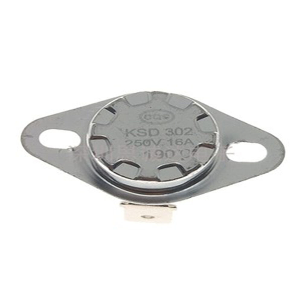 KSD301 250V 16A 190Degc Temperature switch Normally closed Flat foot Fixed