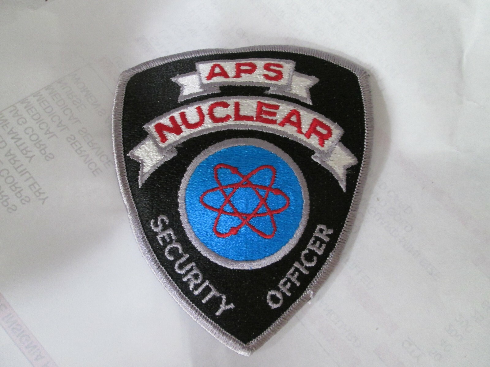 PATCH OLDER SEW ON APS NUCLEAR SECURITY OFFICER