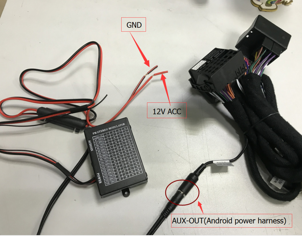 FM Transmitter Sound Out For BMW Car without CDC BOX