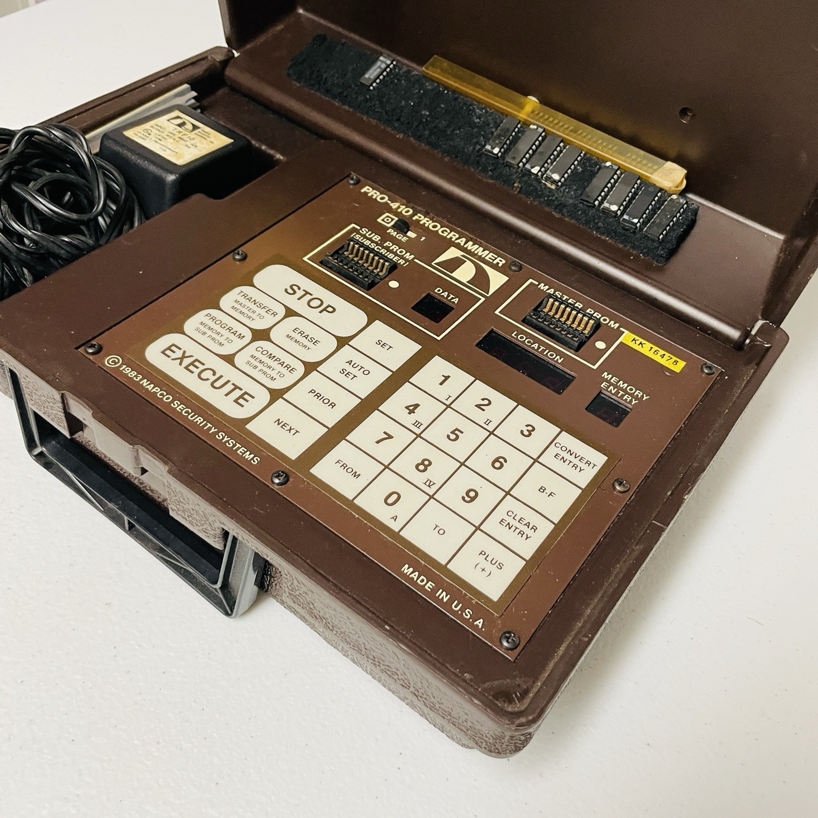 Vintage 1980s Napco PRO-410 Programmer READ