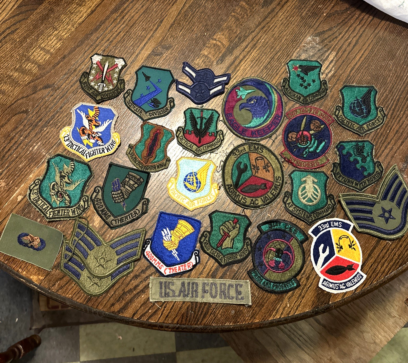 27 Assorted Vintage & Contemporary US Air Force Patch Lot