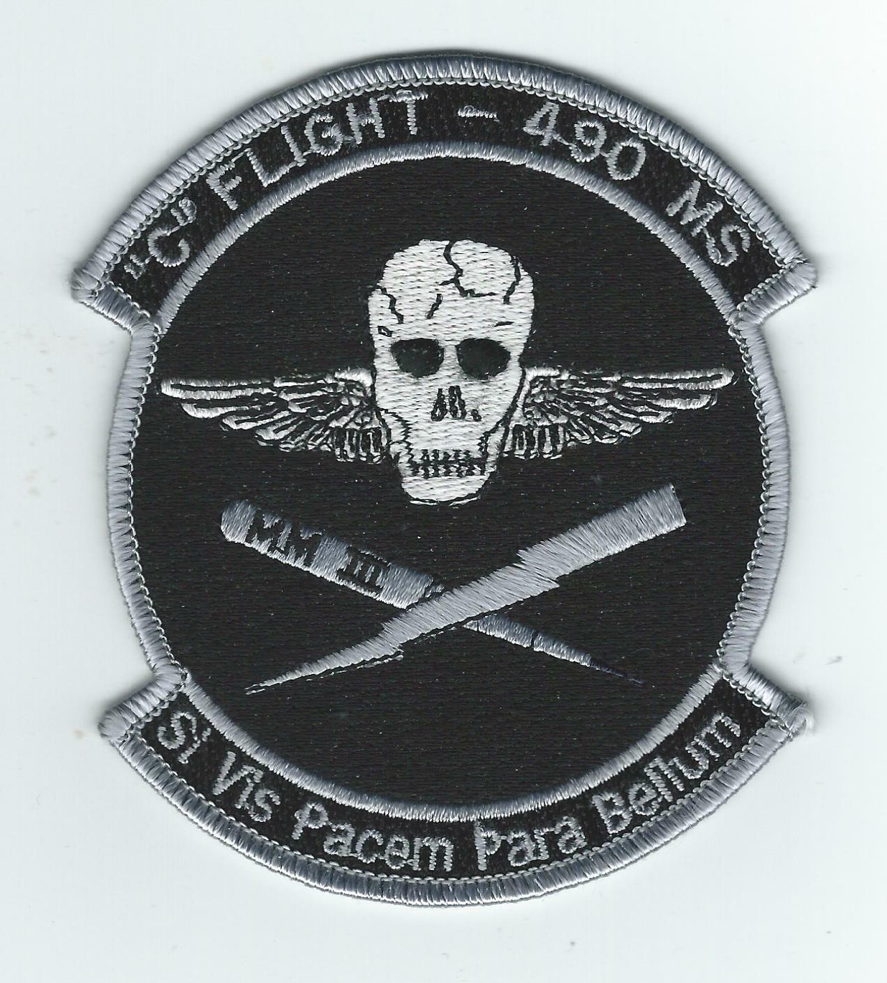 90's 490th MISSILE SQUADRON "C FLIGHT" MORALE patch