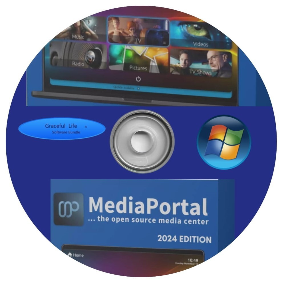 MediaPortal Software 2024 ~ Media Center Music Video Streaming ~ for Windows CD