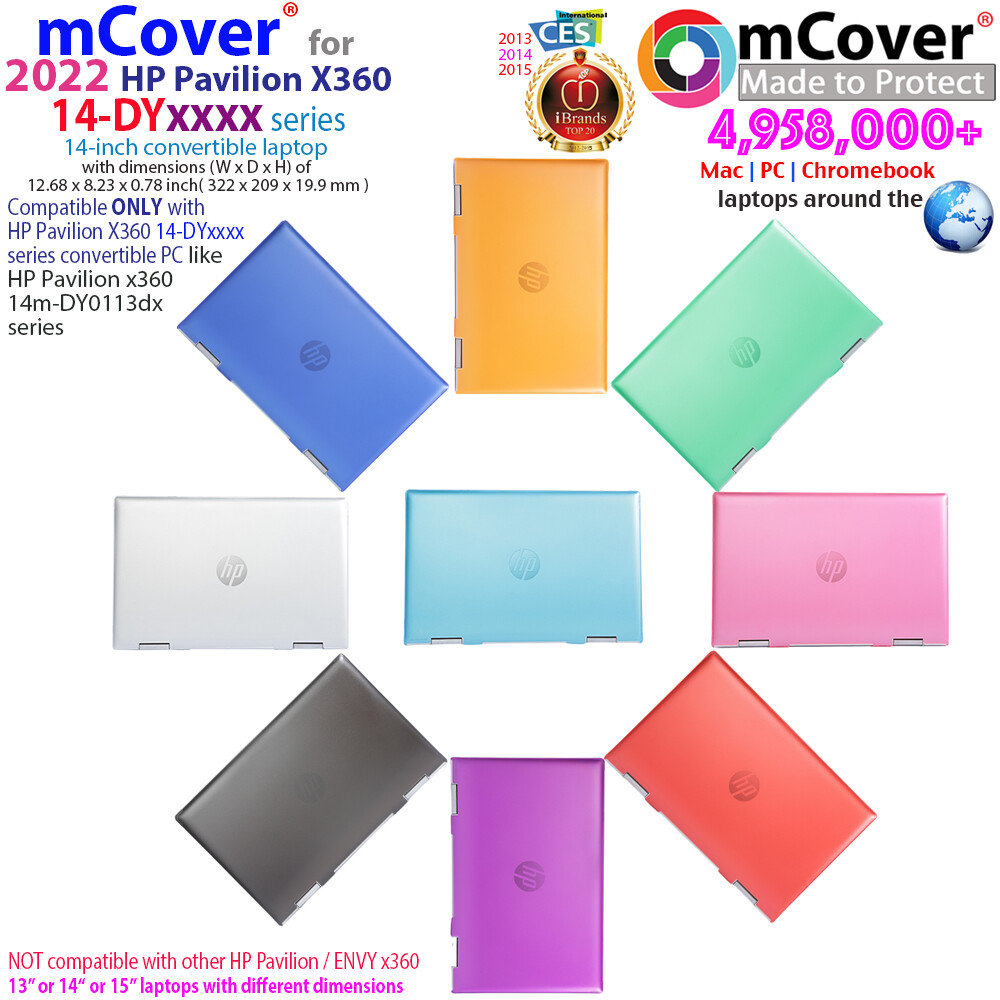 NEW mCover® Hard Case for 2021 2022 14" HP Pavilion x360 14-DYxxxx series laptop