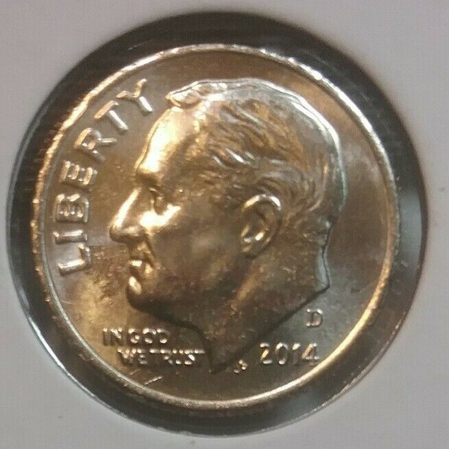 2014 Roosevelt Dime  D - BU - Uncirculated
