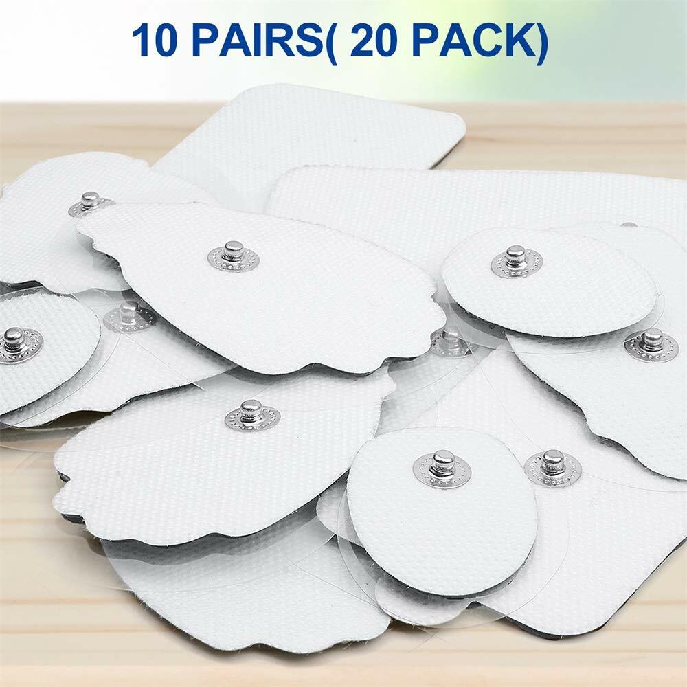 20pcs Replacement Patches for TENS Unit Electrode Electrodes Pads Electrotherapy