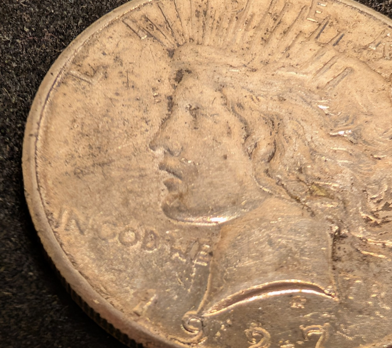 1927P Silver Peace Dollar XF 260212