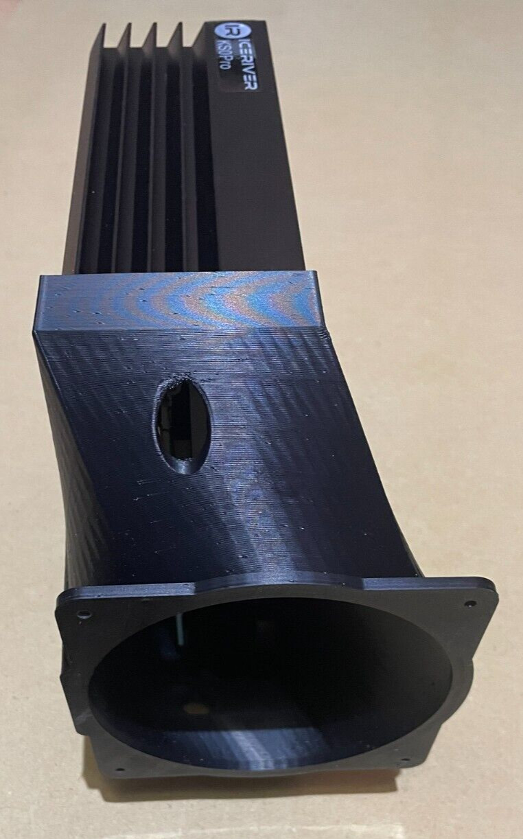 Iceriver KS0/ KS0 Pro Forced Air Shroud for 120mm fan Great for Overclocking