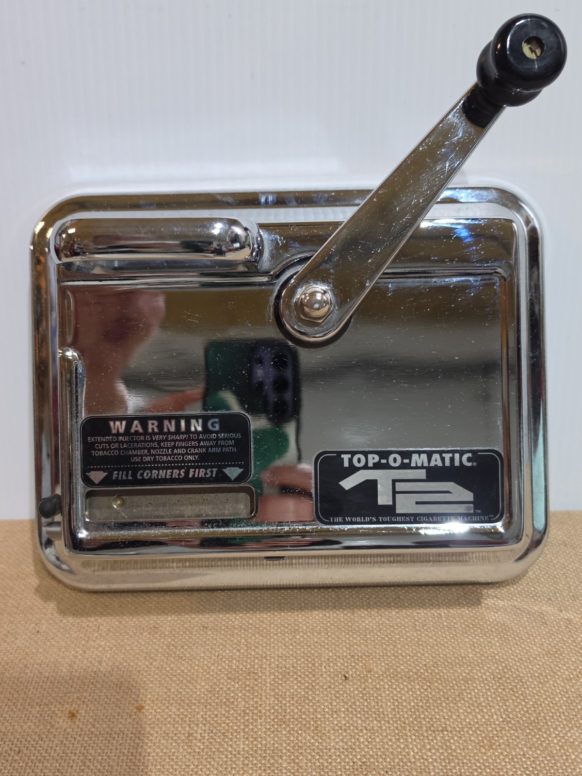 Top-O-Matic Cigarette Machine T2 Rolling Machine Working