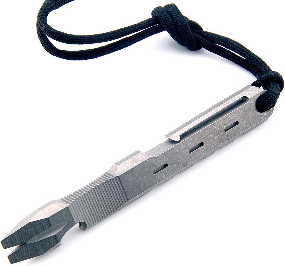 TC4 Titanium Crowbar Pry Bar Opener Tactical Survival EDC Pocket Multi Tool