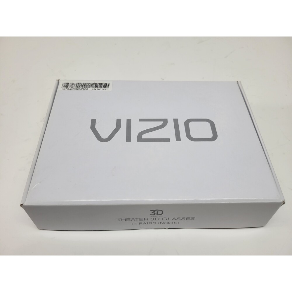 VIZIO Theater 3D Glasses - 4 pairs - New Open Box