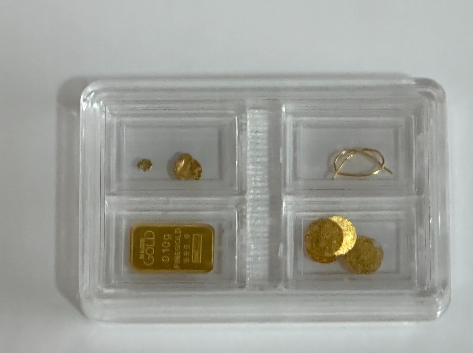 Gold Metal Nugget Wire Ingot Foil Quad Element Tile Pure - Periodic Table