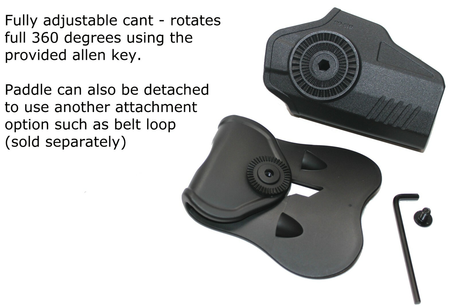 Smith & Wesson SD9VE & SD40VE Level 2 OWB Paddle Holster w Quick Release Button