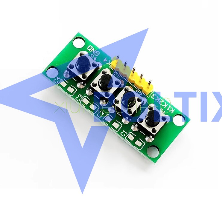 NEW DIY 1x4 4 Keys Button Keypad Keyboard Breadboard Module for Arduino