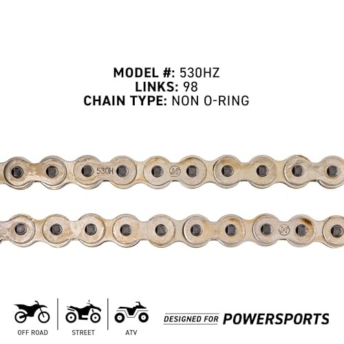 530 Drive Chain Standard Non O-Ring with Connecting Master Link 98 Links
