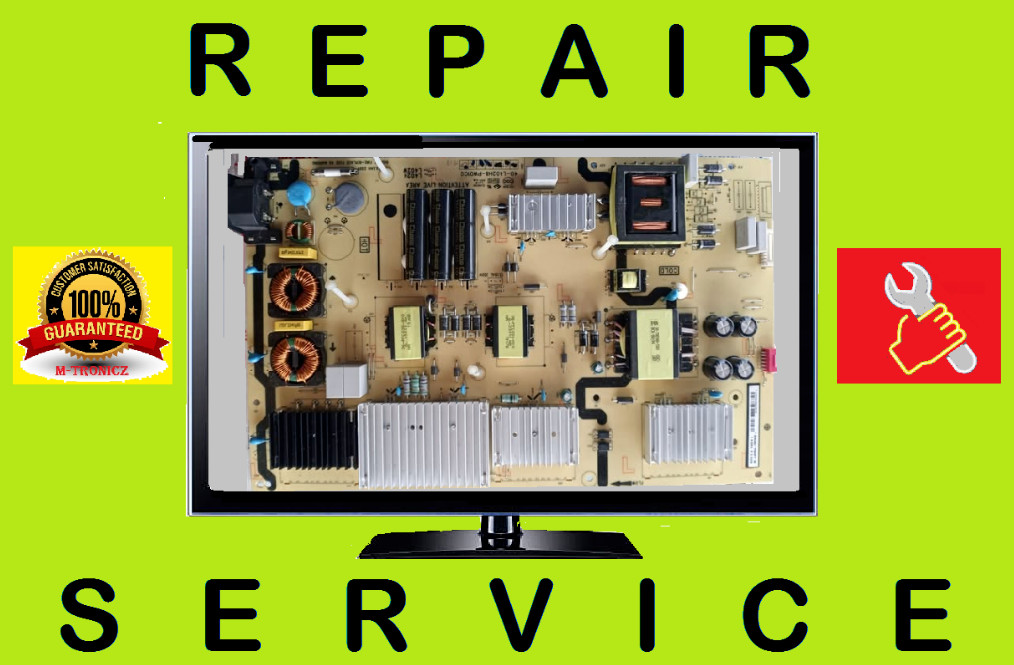 REPAIR SERVICE  TCL   40-L402H8-PSPWB1CG  L402WA4-PW200AA    NO BACKLIGHT !