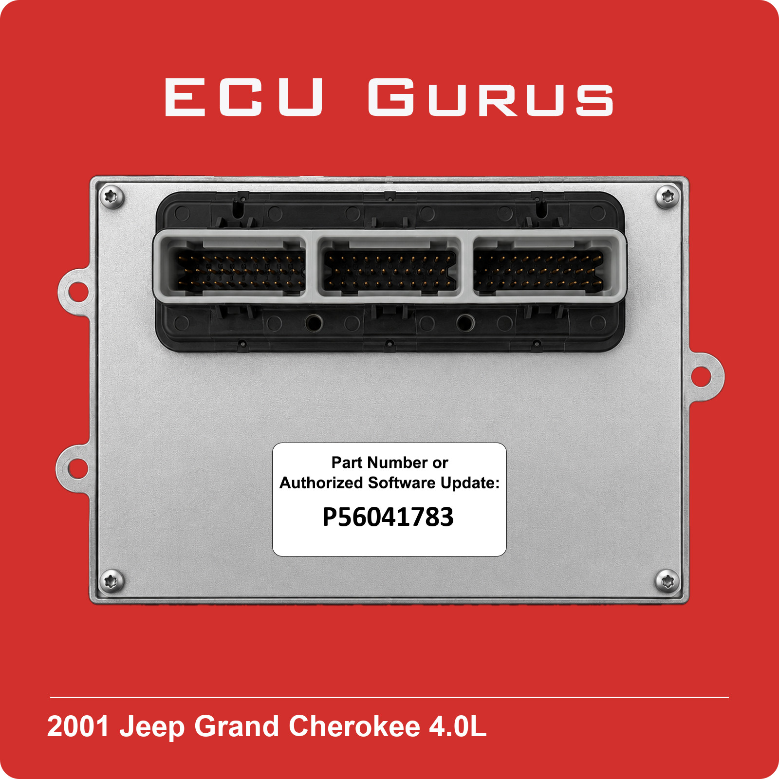 2001 Jeep Grand Cherokee 4.0L Engine Computer P56041783 "VIN Programmed" ECM PCM