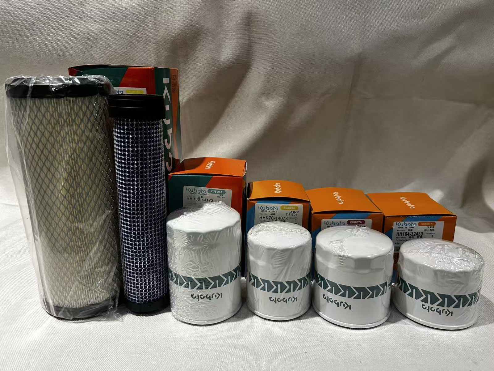 OEM New and complete filter service kit for KUBOTA L3301 HST & L3901 HST