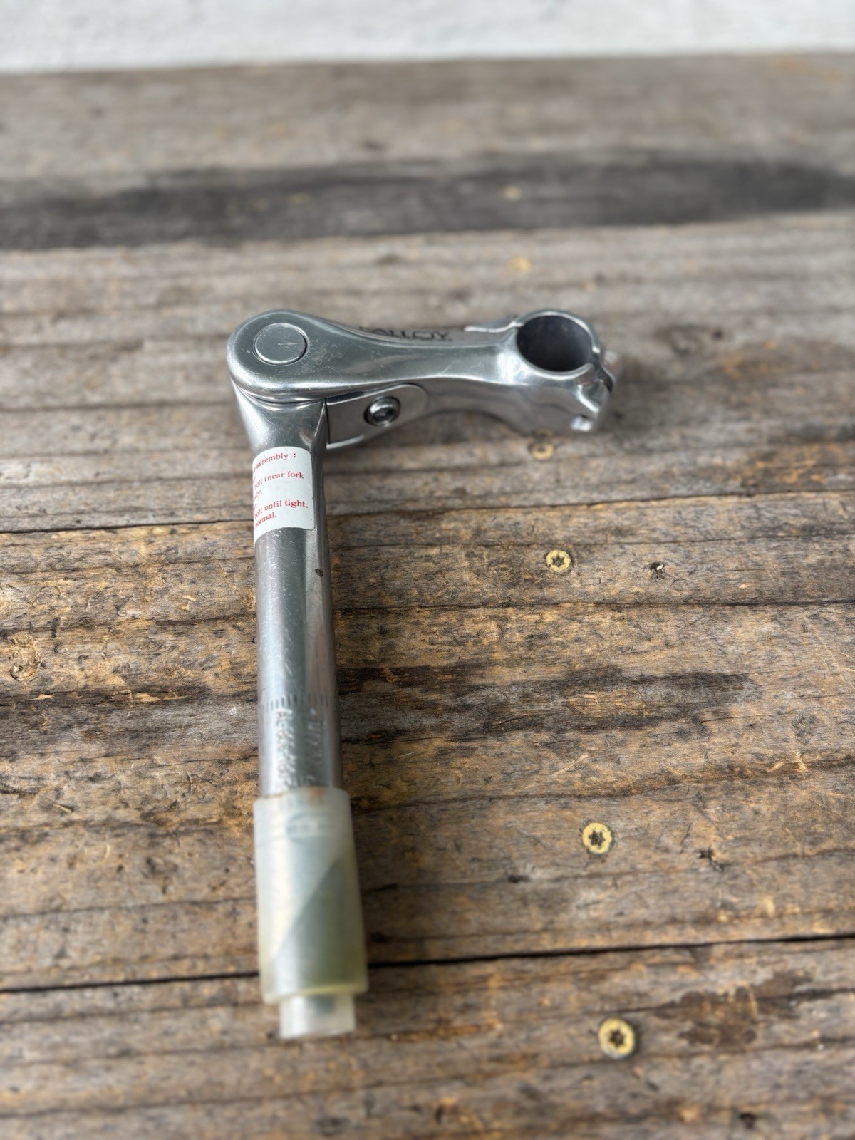 Vintage 90mm Kalloy Adjustable Mountain Bike Hybrid Stem- 25.4 Bar-22.2mm