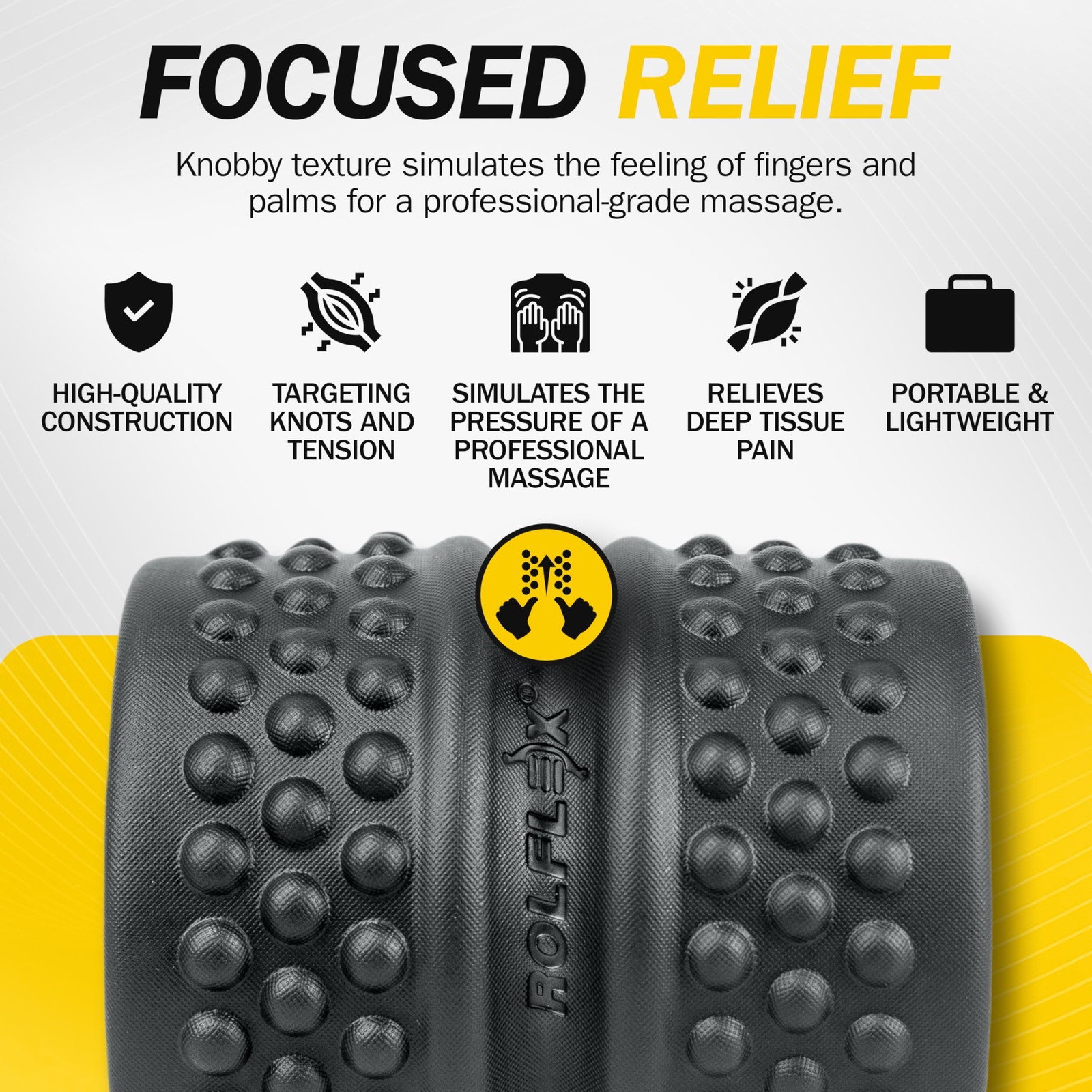 SpineAline Back Roller – Muscle Rollers Deep Tissue Spine Alignment Tool – Er...