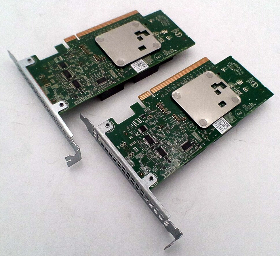LOT OF 2 - MIS, DELL POWEREDGE PCIe NVME SSD EXTENDER EXPRESS CONTROLLER (235NK)