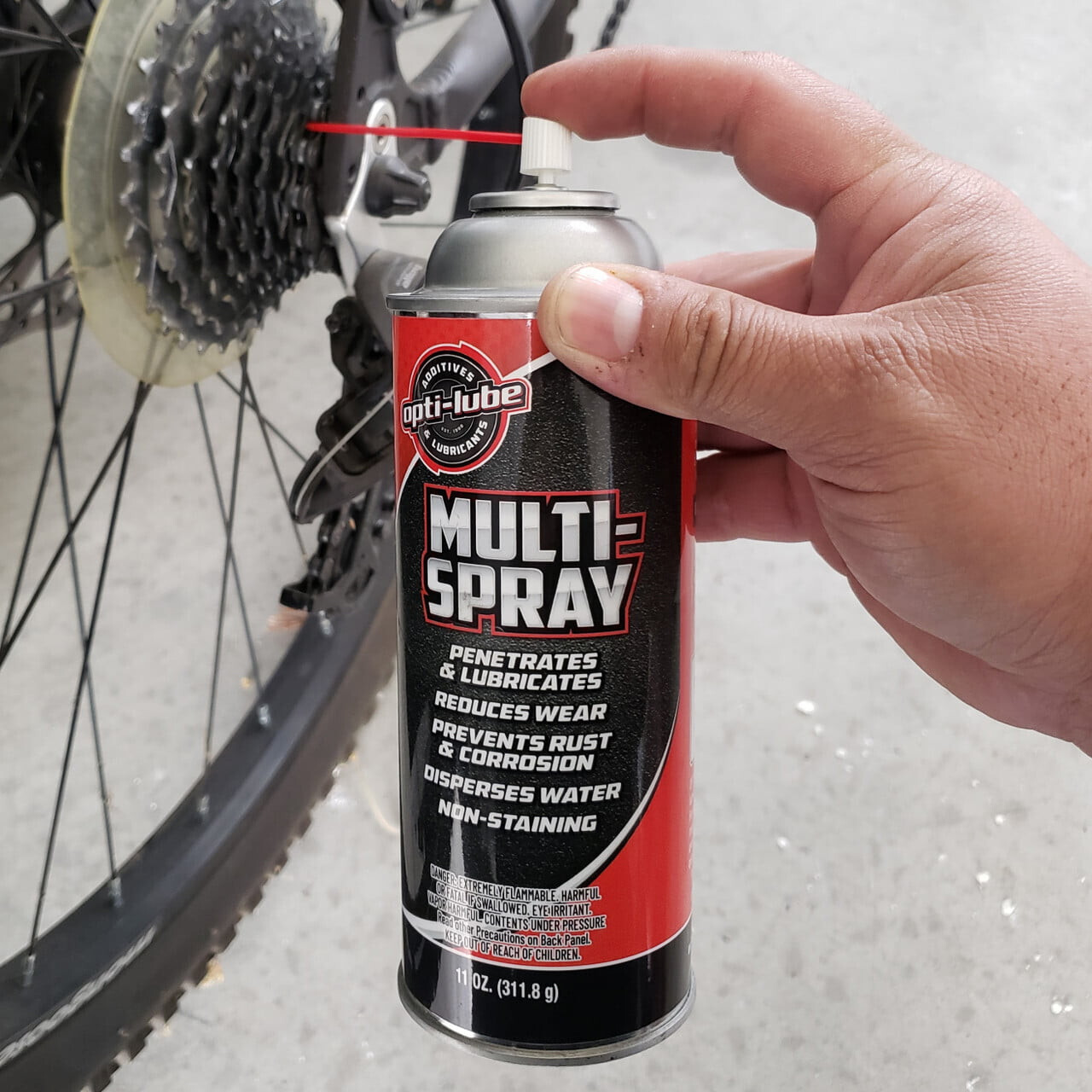 Opti-Lube Multi-Spray 11oz Can,2 Pack