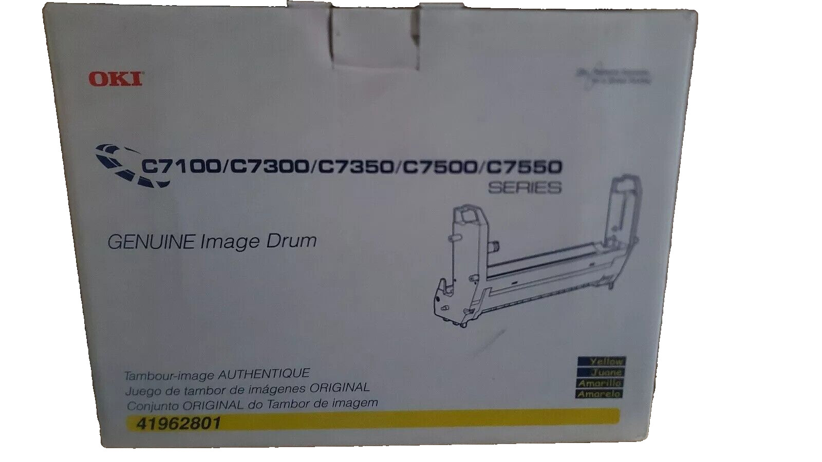OKI GENUINE Image Drum - yellow 41962801 C7100, 7300, 7500, 7550