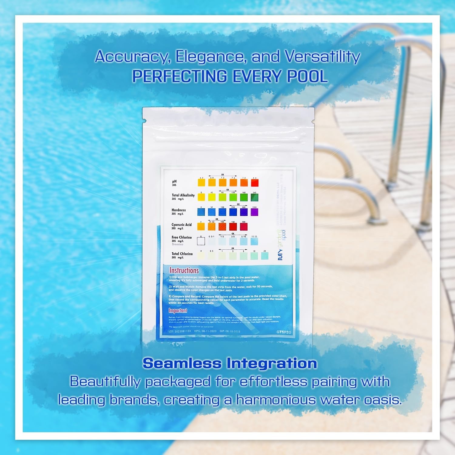 Splash Pool & Spa Antifreeze Bundle with Strips & Winterizing Plug 4 Pack