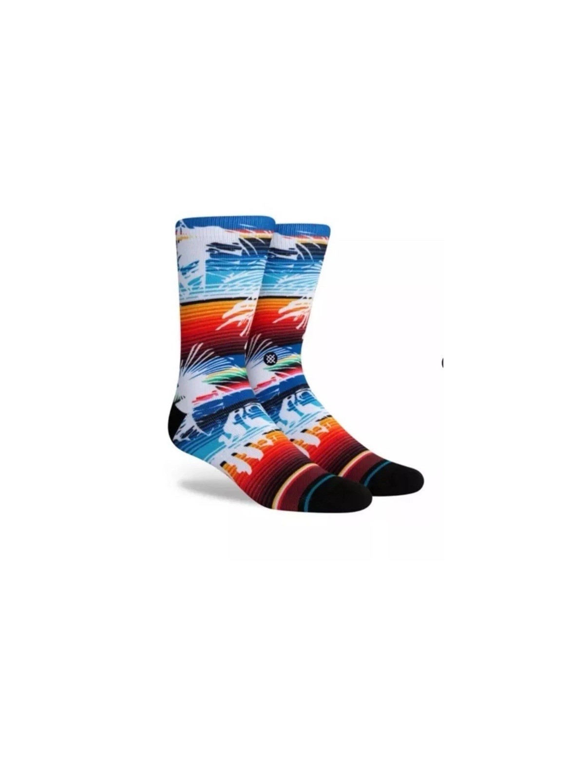 New Stance Socks Dwayne Wade Collection Men’s Large (L) Tropical Palm trees NWT