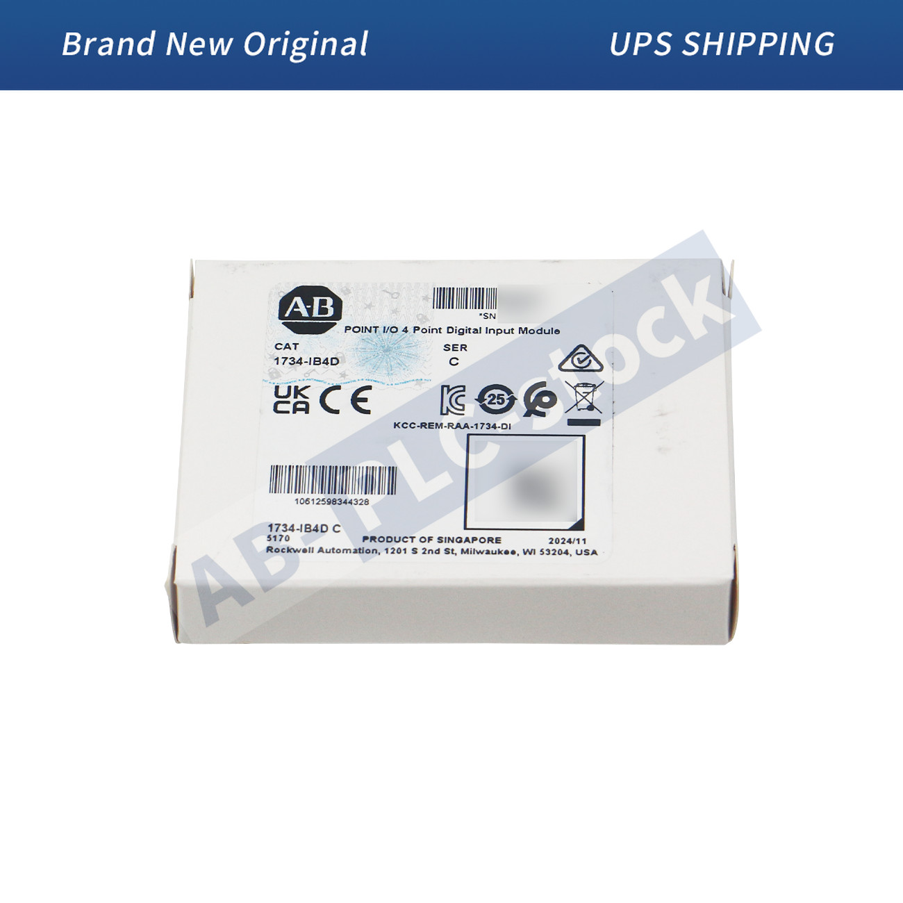 New Sealed 1734-IB4D Allen Bradley POINT I/O 4 Point Digital Input Module