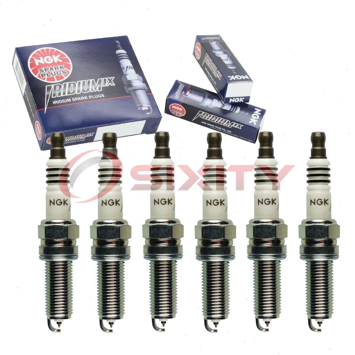 6 pcs NGK Iridium IX Spark Plugs for 2011-2017 Dodge Grand Caravan 3.6L V6 - yq