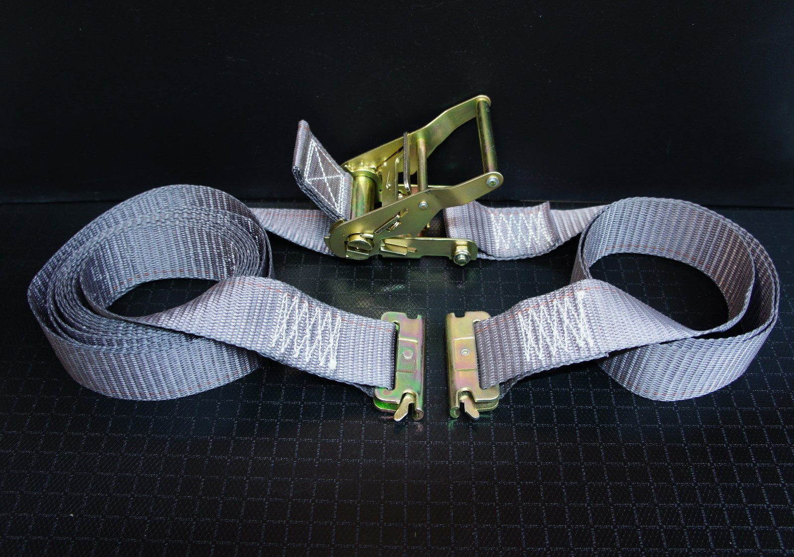 8 E Track Ratchet Straps 16' Box Truck Enclosed Trailer Cargo Van Tie Down Strap