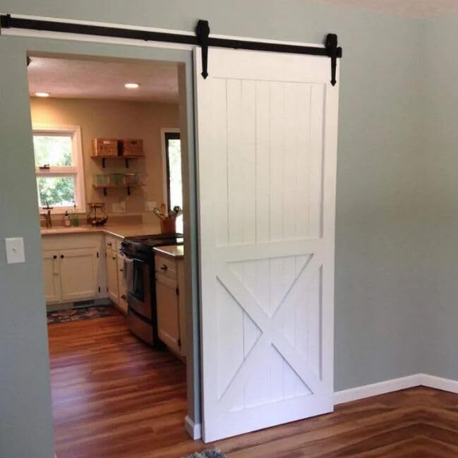 Modern Sliding Door Complete Set 200cm - Sliding Door System Complete Set -